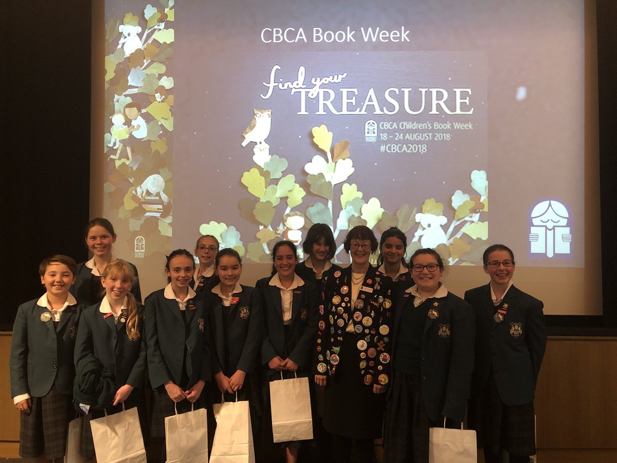 CGGSLibrary's tweet image. #LibraryCommittee @CGGSJunior with #CBCAACT President, Julie Long @nlagovau Simultaneous CBCA Book of the Year Awards