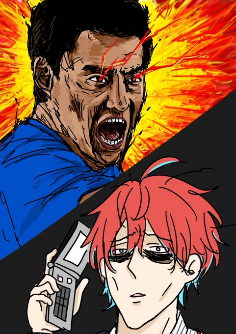 松岡修造 VS 残業明けの独歩 