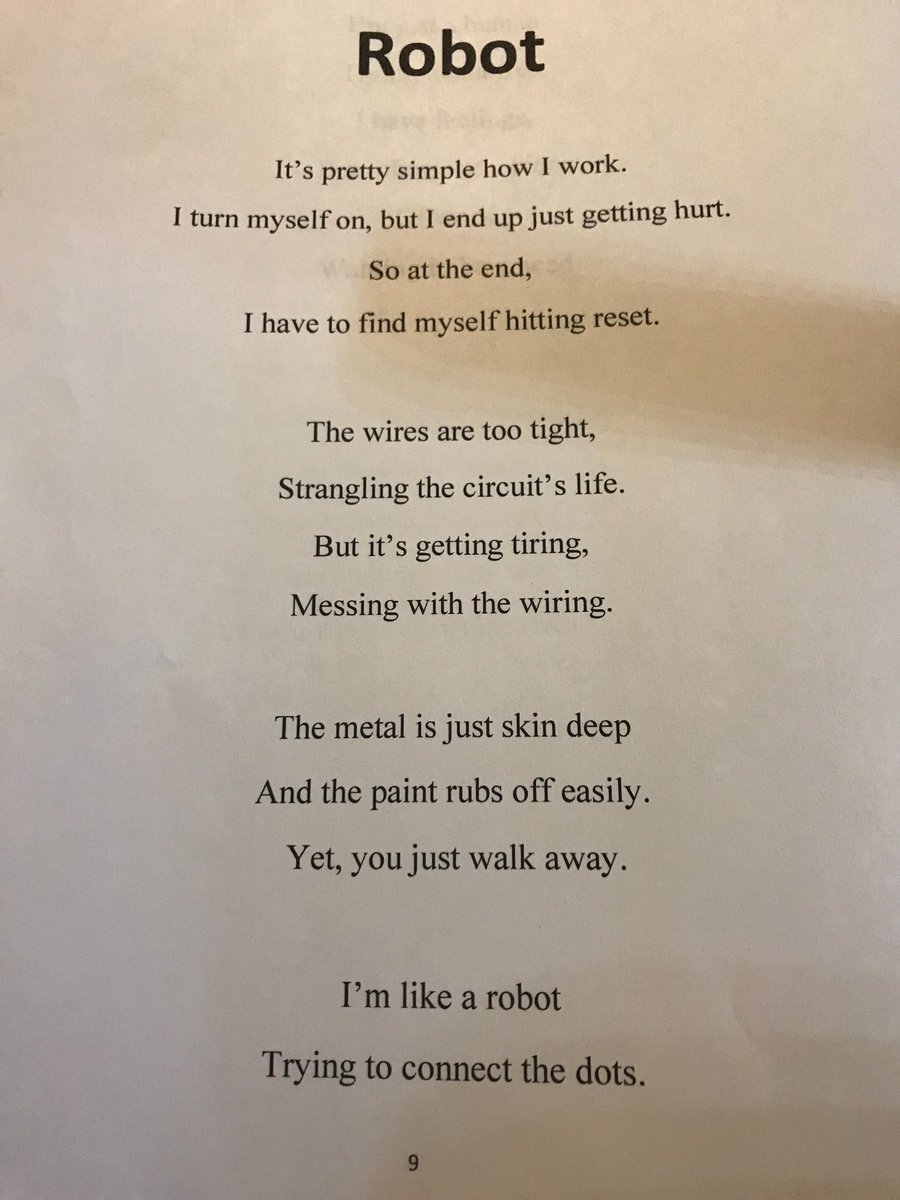 eel62378's tweet photo. @christinaperri My 12 year old daughter spent her summer working on a poetry book. A couple of her poems were inspired by you and her book was just published through Amazon! https://t.co/yg4xDel8OR