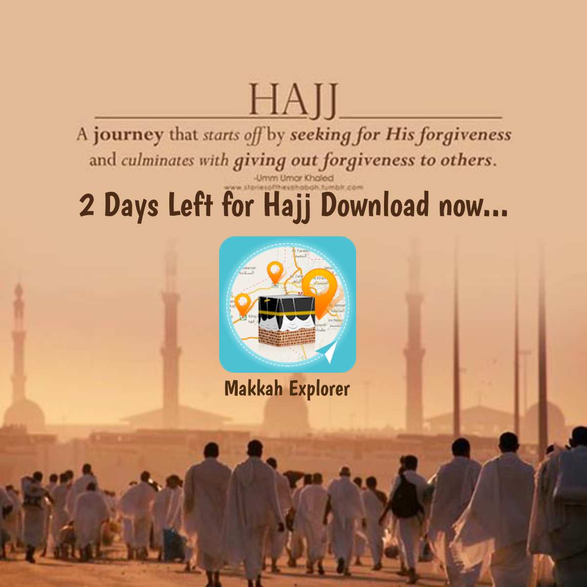 ConnectTechno's tweet image. Hurry up! #Download now! #MakkahExplorer only 3 days left for #Hajj2018.
#Android bit.ly/2LeOIZl
#iOS apple.co/2uDIJ5K

#Muslim #Madinah #Makkah #travel #Hajj #umrah #Islam @Official_PIA @Saudi_Airlines @ShaheenAirline @PremierHajj @TurkishAirlines @qatarairways