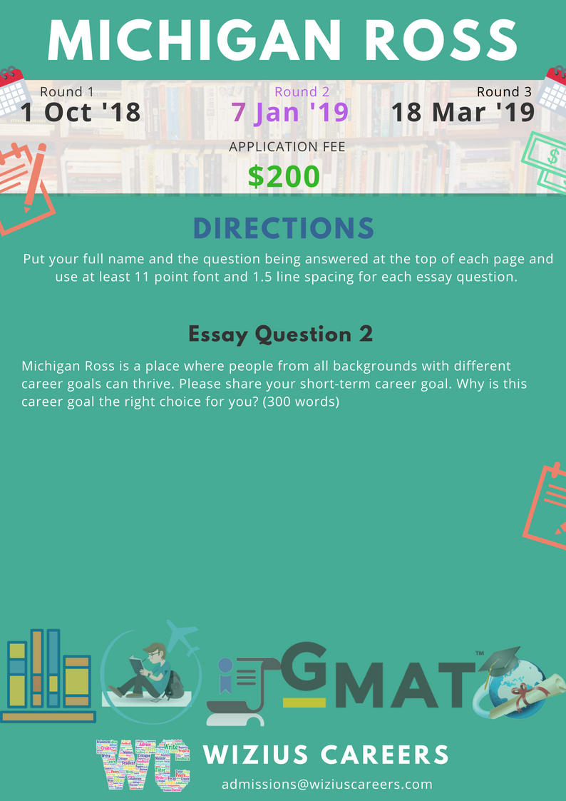 wiziuscareers's tweet photo. Ross MBA Application Guide
#Ross, #MBA, #Essay, #topBschool, #admissions, #whyMBA, #whynow, #whyross, #impact, #GMAT, #team, #smart, #MAP, #leadership, #consulting, #innovation https://t.co/Npi0xHTGJy