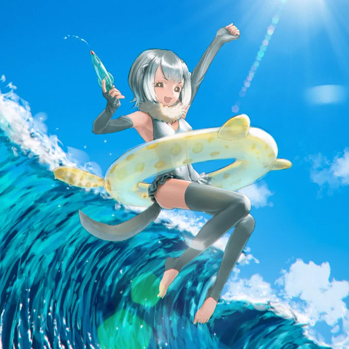 夏のフレンズ。 #けものフレンズ 