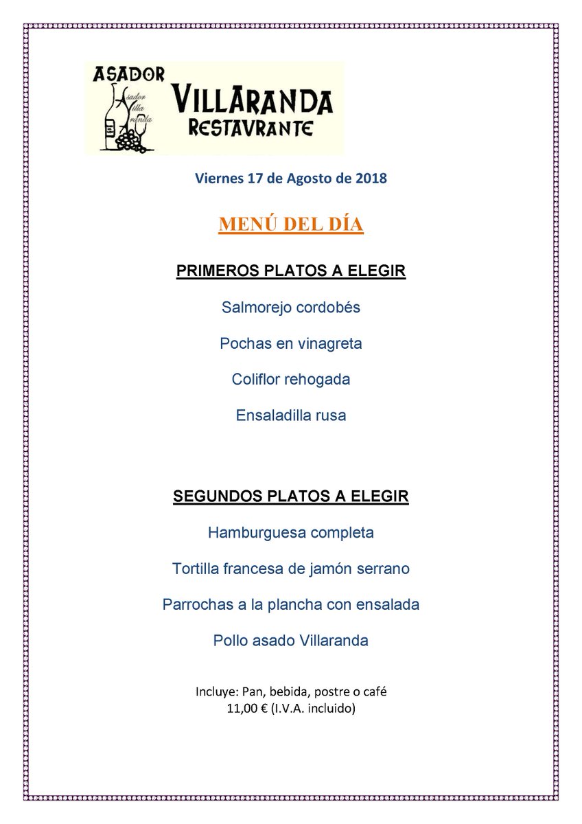 VillarandaAsado's tweet photo. Es viernes! y tenemos tantas opciones en nuestro menú, cual vas a probarla hoy? Coméntanos! @VillarandaAsado https://t.co/Ho3w0ZNEXf