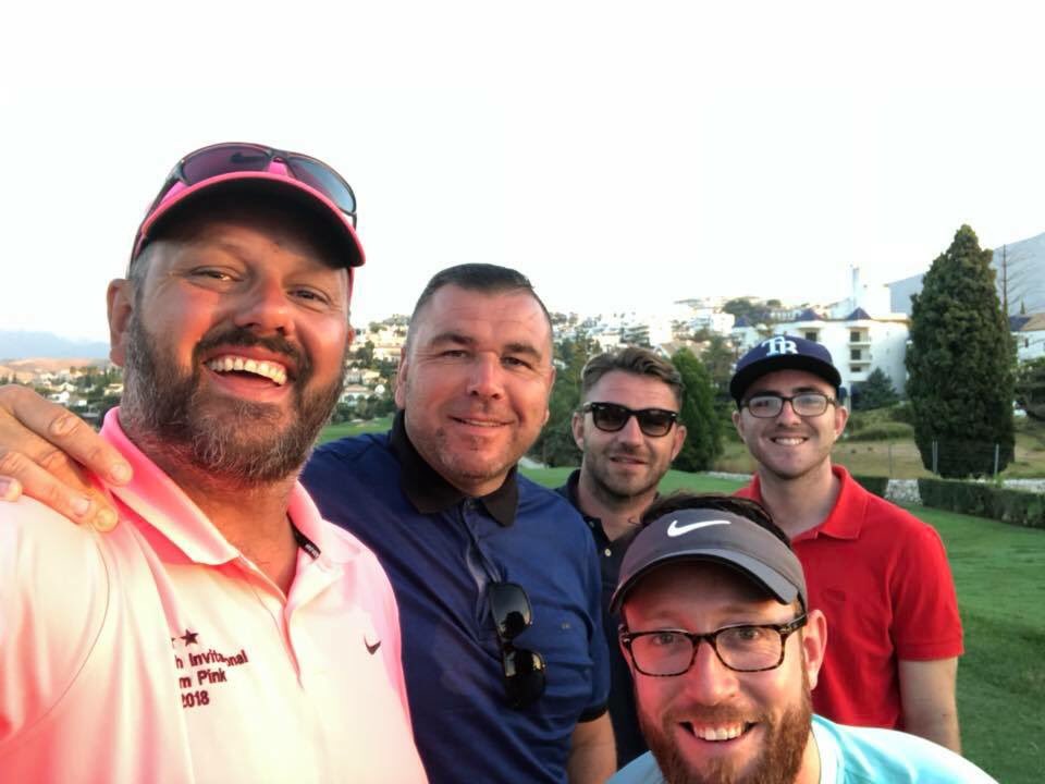 Great day at golf in Spain with fantastic guys &amp; sons 👍🏌🏻‍♂️🏌️‍♀️🏌️‍♀️👍