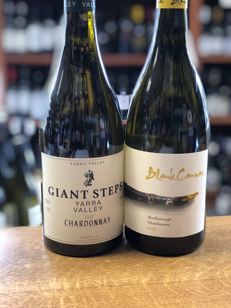 Two awesome new world Chardonnay’s. Great balance - fruit, oak, acidity, textural, long, complex and ripe ! <a href="/giantstepswine/">Giant Steps Winery</a> <a href="/blankcanvaswine/">Blank Canvas Wines | New Zealand</a> - treat yourselves this weekend !!