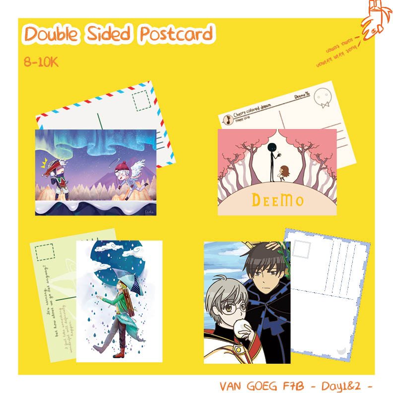 Telemiette's tweet photo. [Thank you for RTing!!]
Lanjutannya dari catalog, part 2 dari 3 'w')9
Dikit lagi kelaar //nyawa kita juga kelar

#cfxi #cf11 #comifuro11 #comifuroxi #comifuro #Violetevergarden #monstax #LOONA #CarcaptorSakura #Mercstoria #deemo #granbulefantasy https://t.co/NQPPlQoMvB