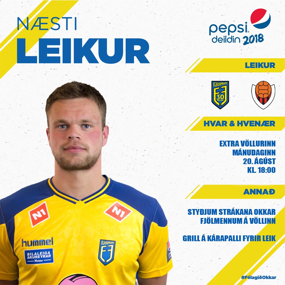 Viltu tvo miða FRÍTT á Fjölnir - <a href="/vikingurfc/">Víkingur</a> í @Pepsideildin ?
RT og LIKE á þessa mynd. Drögum út einn heppinn aðila á hádegi á mánudag. 
Allir á völlinn! #Fotboltinet #FélagiðOkkar 💛