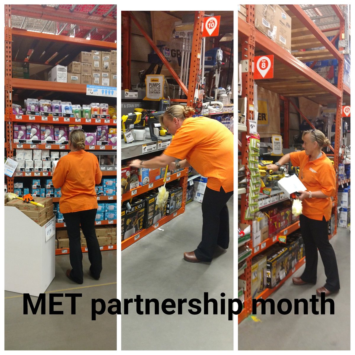 When your store manager is all in.  MET partnership month 2018.  Our store rocks.