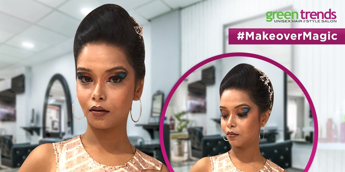 A good hairdo and confidence can take you places. Want this look? Call 1800 420 2020 to book an appointment. #MakeoverMagic