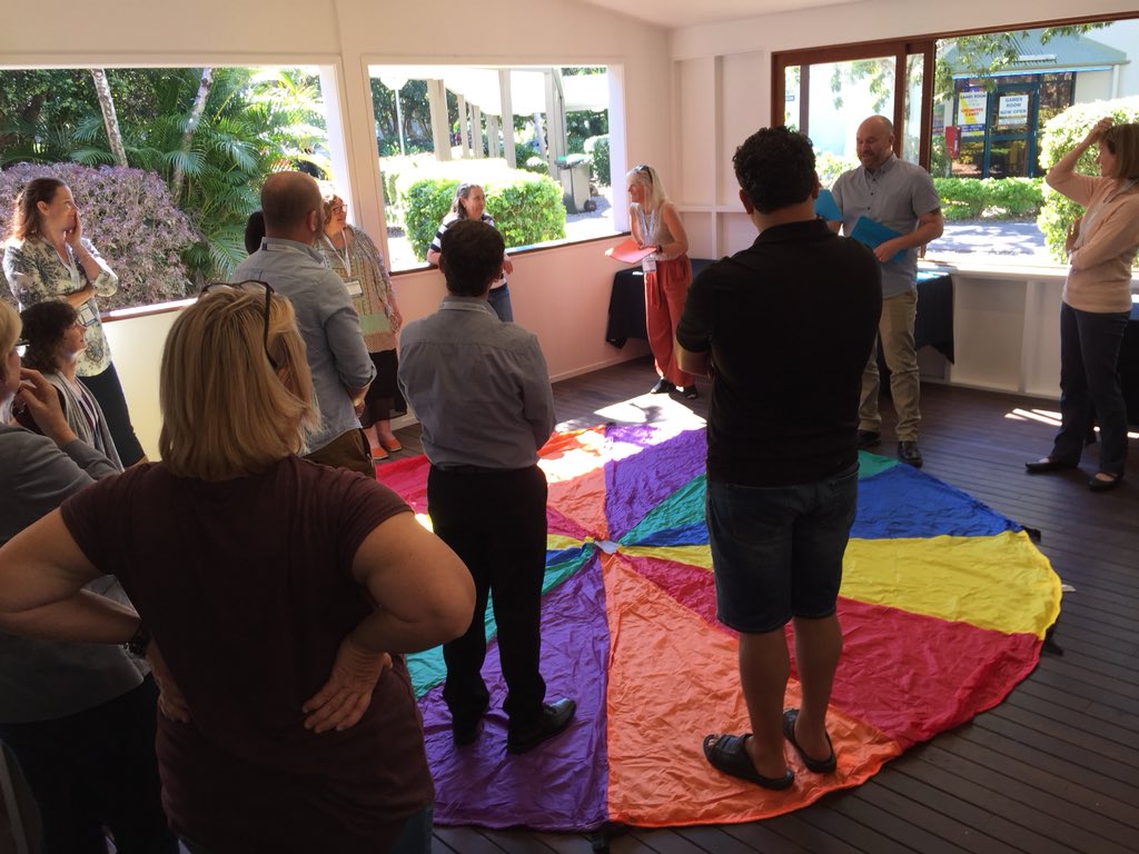 ldeibe's tweet photo. #digital18 so many ways to have fun with a parachute https://t.co/vOUFdzvdo0