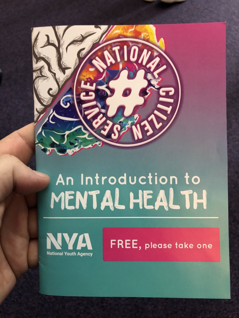 Good well-being and mental health awareness is essential. So young @NCS grads in the North East working with @natyouthagency created their own booklet. Every #NCS participant will get a copy this year. With @vinspired, what do you think @michael_lynas  #byyoungpeople4youngpeople