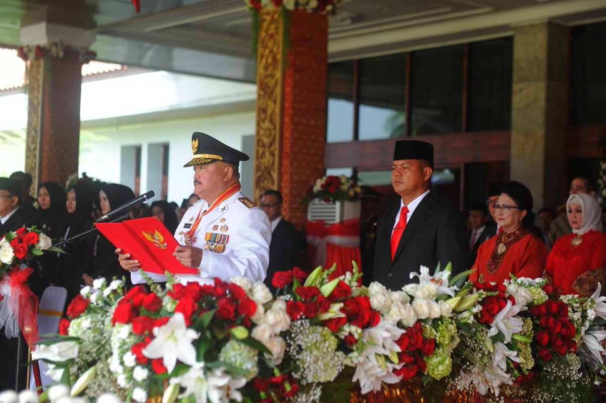 Gubernur Sumsel <a href="/alexnoerdin/">Alex Noerdin</a> menjadi inspektur upacara HUT RI ke 73. Mari isi kemerdekaan dengan semangat membangun bangsa. #AlexNoerdin #HUT73RI <a href="/detikcom/">detikcom</a> <a href="/kompascom/">Kompas.com</a> <a href="/tempodotco/">tempo.co</a> <a href="/tribunsumsel/">Tribun Sumsel</a> @sripoku @koransumeks <a href="/infopalembang/">@infopalembang</a>