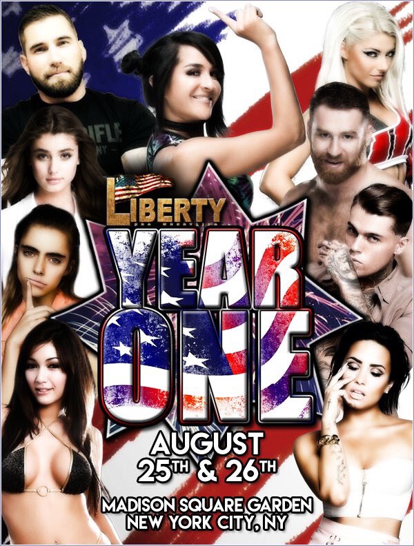 LibertyProW's tweet photo. Folks! It’s here! The cards for both nights of Year One! Check them out!! 

https://t.co/TV5ReDLkgK https://t.co/3xhzfCl6dF