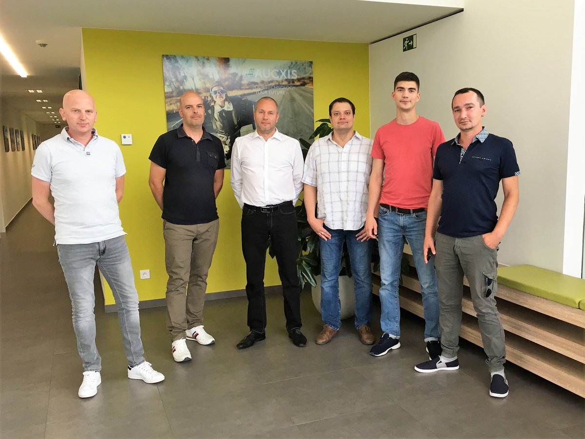 Russian company Agro City visits Aucxis for the Factory Acceptance Test of the auction clock software they ordered for the first fruit &amp; vegetable auction system in Russia.