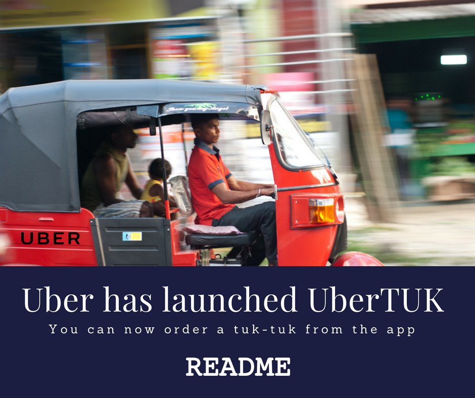 arteculate's tweet photo. Almost 3 years after starting operations in #lka, @Uber_SL has finally launched #UberTUK. Would you use one?
Read More: https://t.co/6GrZARunFq https://t.co/V08UoIJtBt