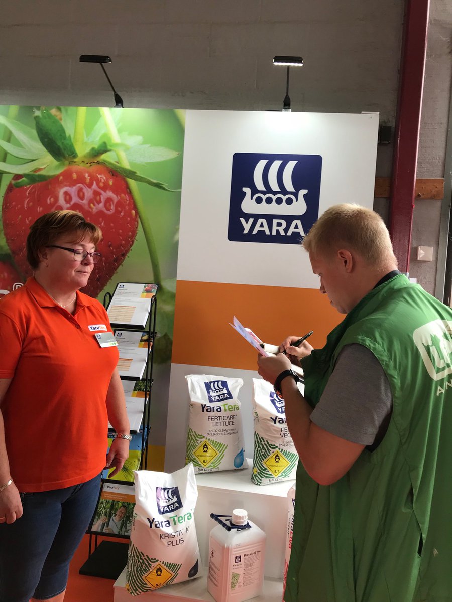 Uudet YaraTera -vesiliukoiset tuotteet kiinnostavat #lepaa18