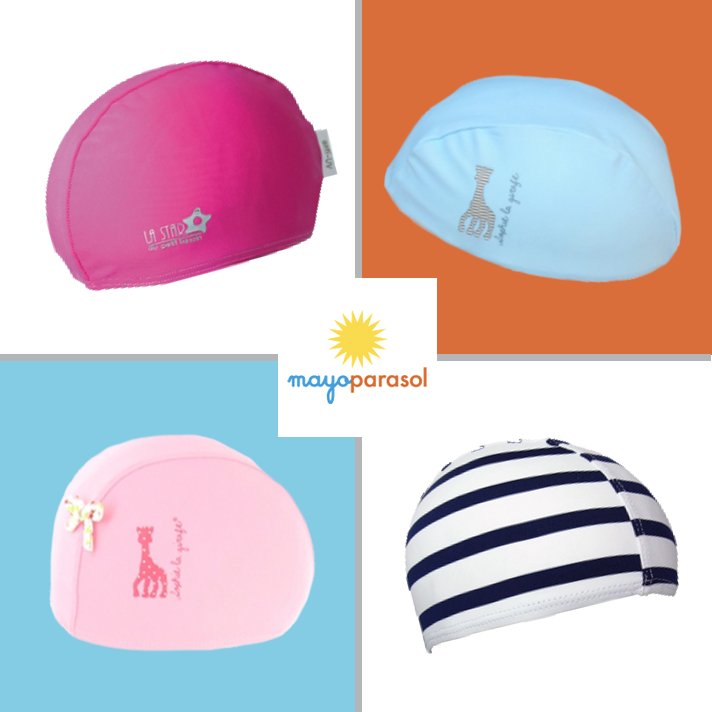 Mayoparasol's tweet photo. #Eté En manque d’équipement pr vos session #plage #piscine avc votre #enfant ? On commence par les bonnets 2 bain : https://t.co/L6vDVeaZnZ https://t.co/bAVJhPd2Zf