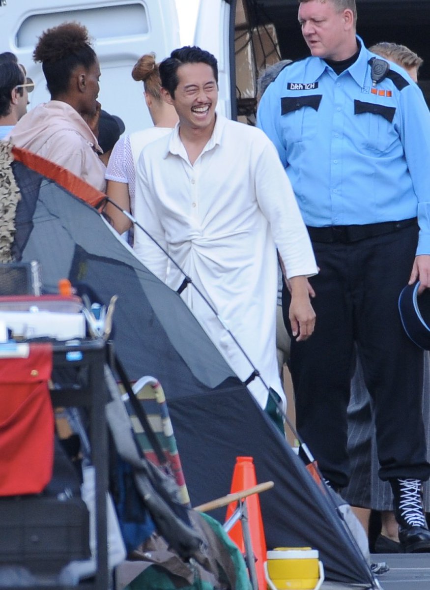 📷 <a href="/steveyeun/">឵🕊️</a> | On set in Los Angeles (August 16). #StevenYeun