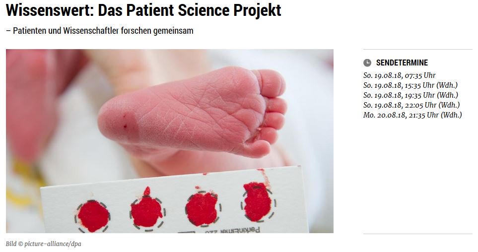 FraunhoferISI's tweet photo. Programmtipp fürs Wochenende: @hrinfo berichtet über unser #CitizenScience-Projekt #PatientScience, in dem Patienten #mitforschen @BMBF_Bund @mitforschen
📻 Zum Beitrag: https://t.co/GYhmDuHBh2
👉Projekt: https://t.co/LLmbfxmIMS
➡️ Pressemitteilung: https://t.co/5SHyrG1v1X https://t.co/foVzgwWHRo
