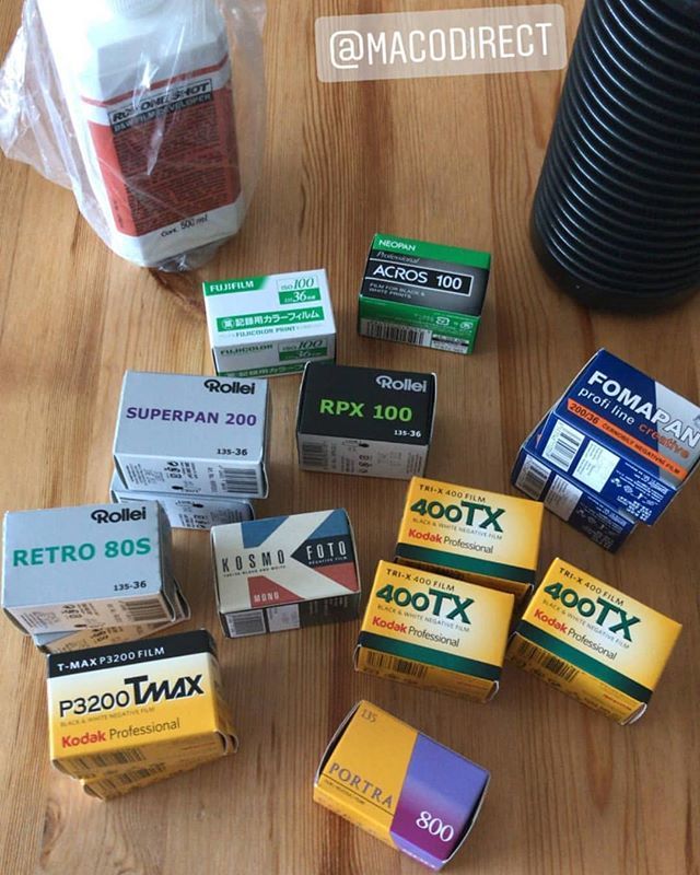 macodirect's tweet photo. Another order filled with great film stocks by @benjireinhardt!
Make sure to also share your next order and tag it with #macodirect, or post it in your story and mention us with @macodirect to get featured on our site. https://t.co/kkbO24QMy4 https://t.co/ZCmnZacdGJ