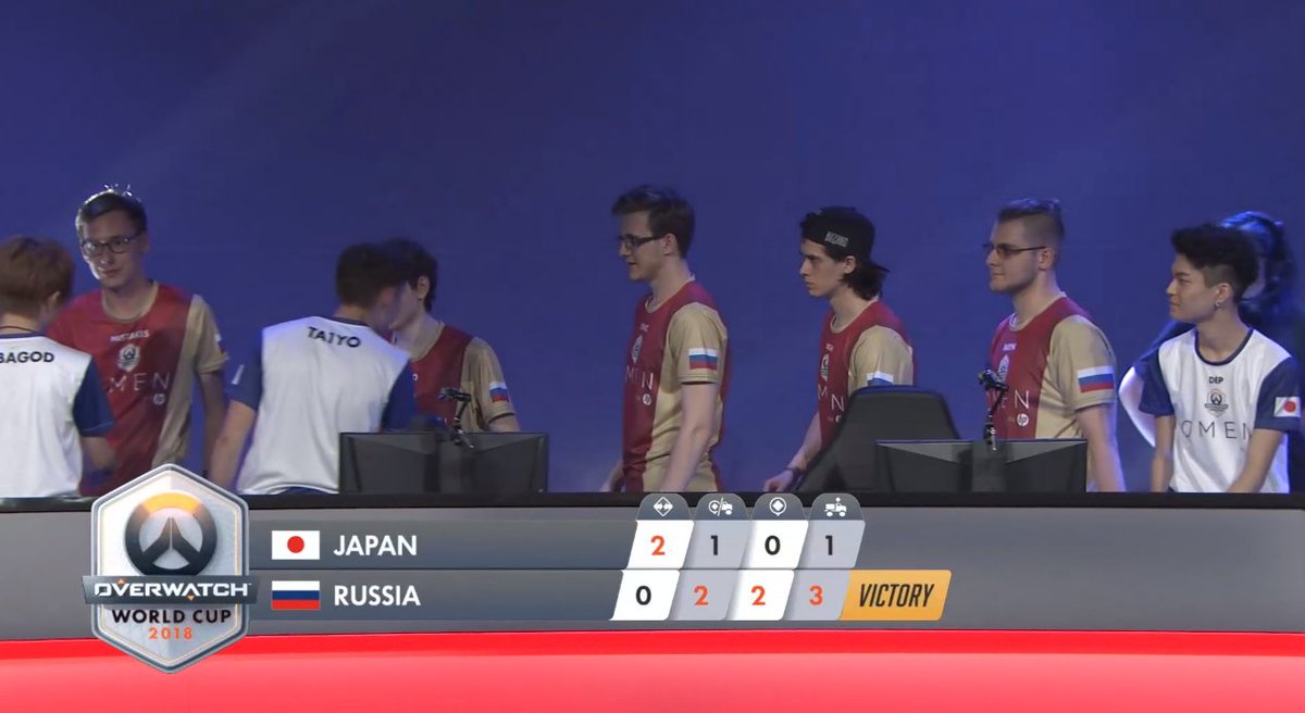 That was a tough series! GG @owwcjp2018!

Team Russia 3:1 Team Japan

Thank you all for this crazy support, you are the best fans! <3 #ForMotherRussia!