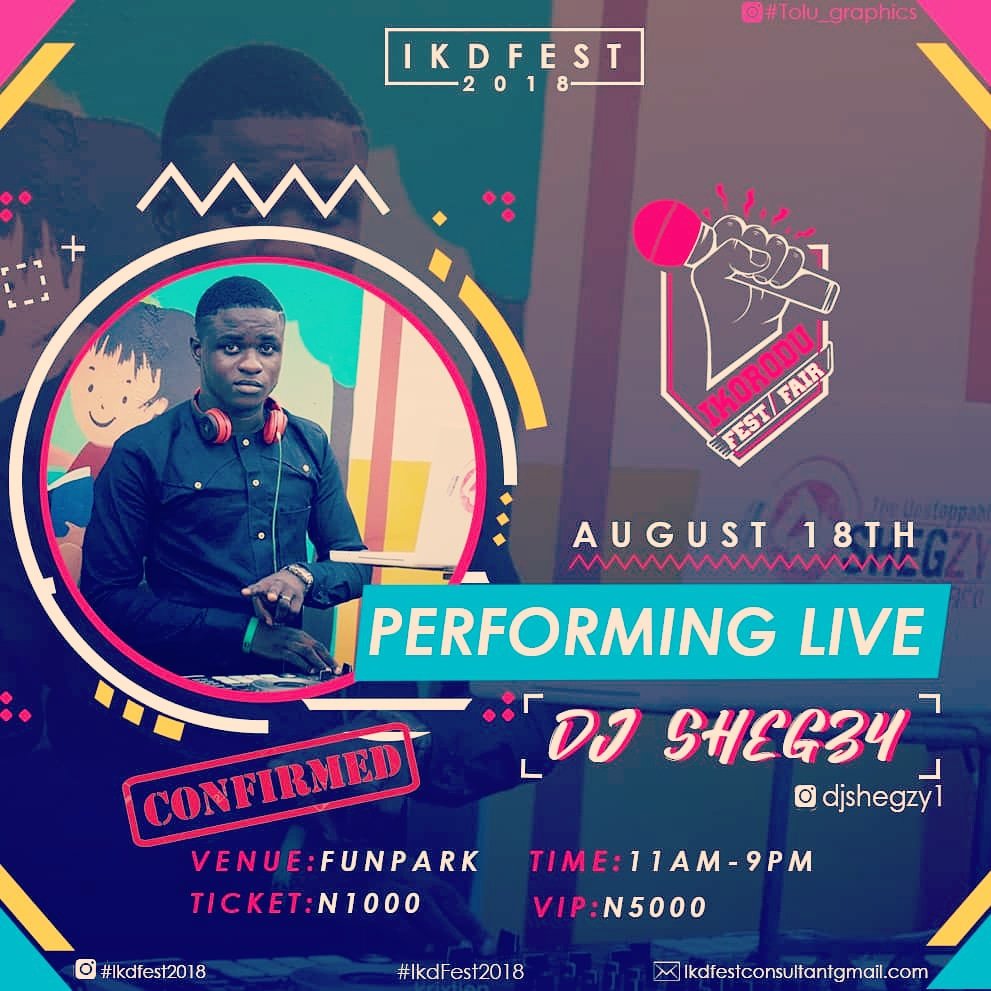 MagnificoTheDj's tweet photo. I'll be live with @IamMayorKun &amp; @officialidowest @therealbarryjay at #ikdfest2018 fun park ikorodu #18th and #19th-08-18 @ikdfest @theikdfest its gonna be lit 🔥 watch out for FUN 🎢!!! #premiumdj #maximumsatisfaction #MissionUnstoppable #El_Magnifico #nigeriandjs #nigeriandj https://t.co/e3MyRlE9f0