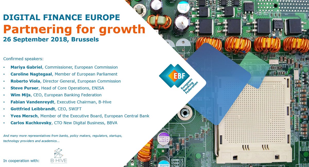 Global spending on #DLT solutions already doubled in 2018, with financial industry as main investors. To what extent are #banks moving beyond proof-of-concept stages? And how is Europe embracing this technology? Find out at the #DFE18 #Blockchain #Workshop bit.ly/2PhVhbZ