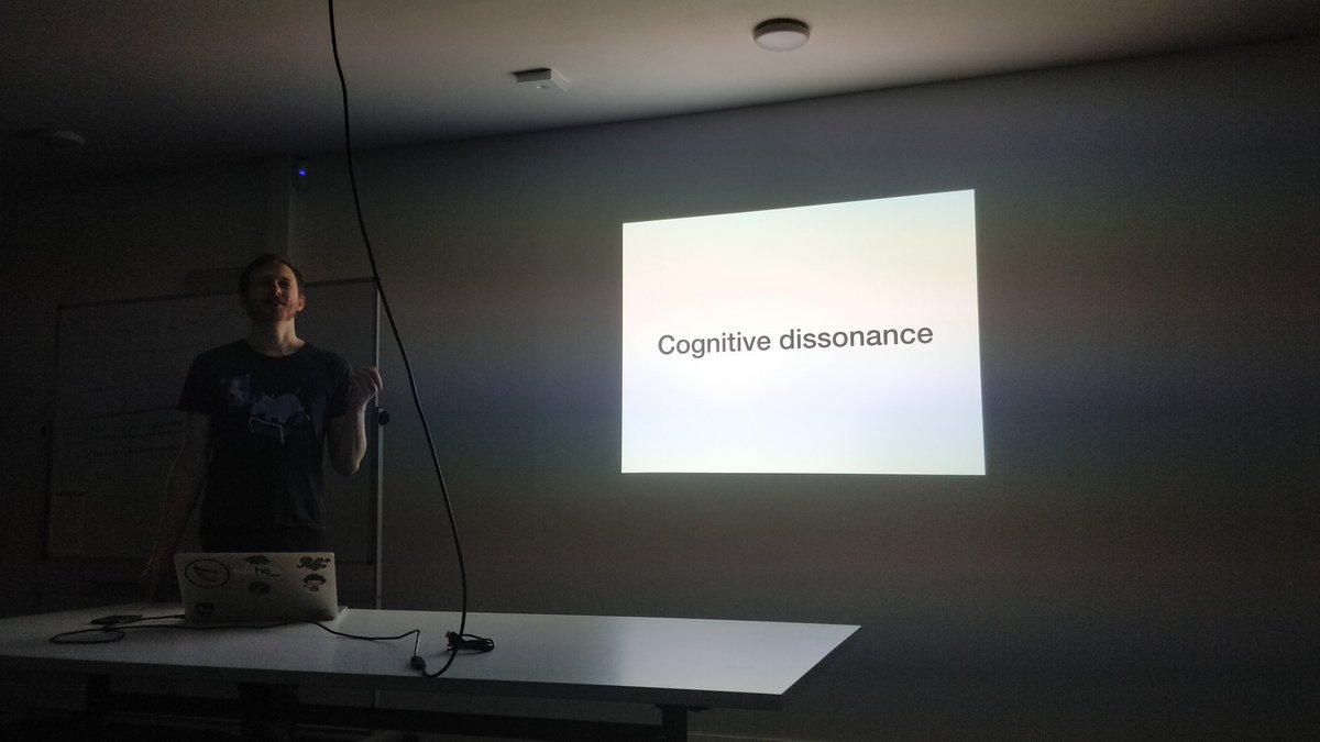 chchruby's tweet image. Fantastic talk last night by Luke Arndt. Lots to think about. If you want to learn more about our critical thinking and bias weaknesses.. : yourbias.is and yourlogicalfallacyis.com are both worth checking out.