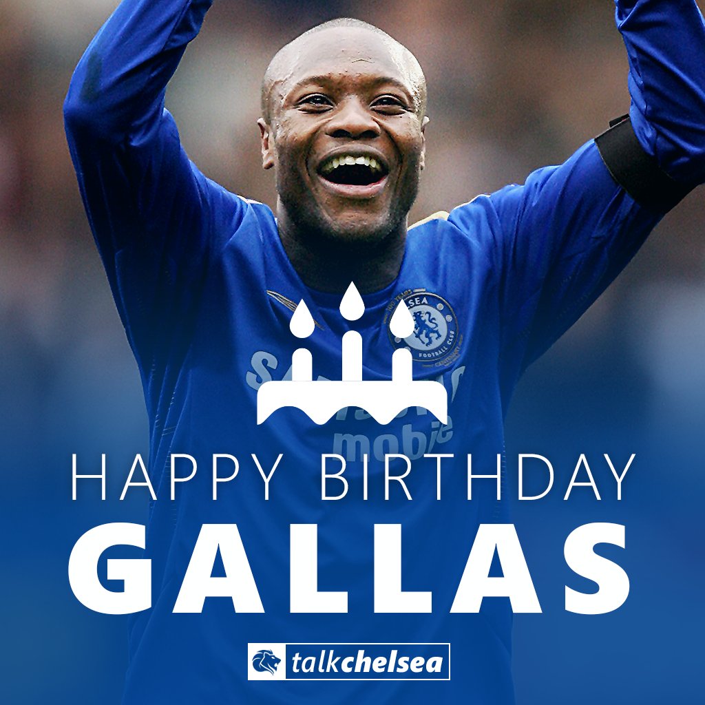 Happy birthday to former blue William Gallas who turns 41 today.  