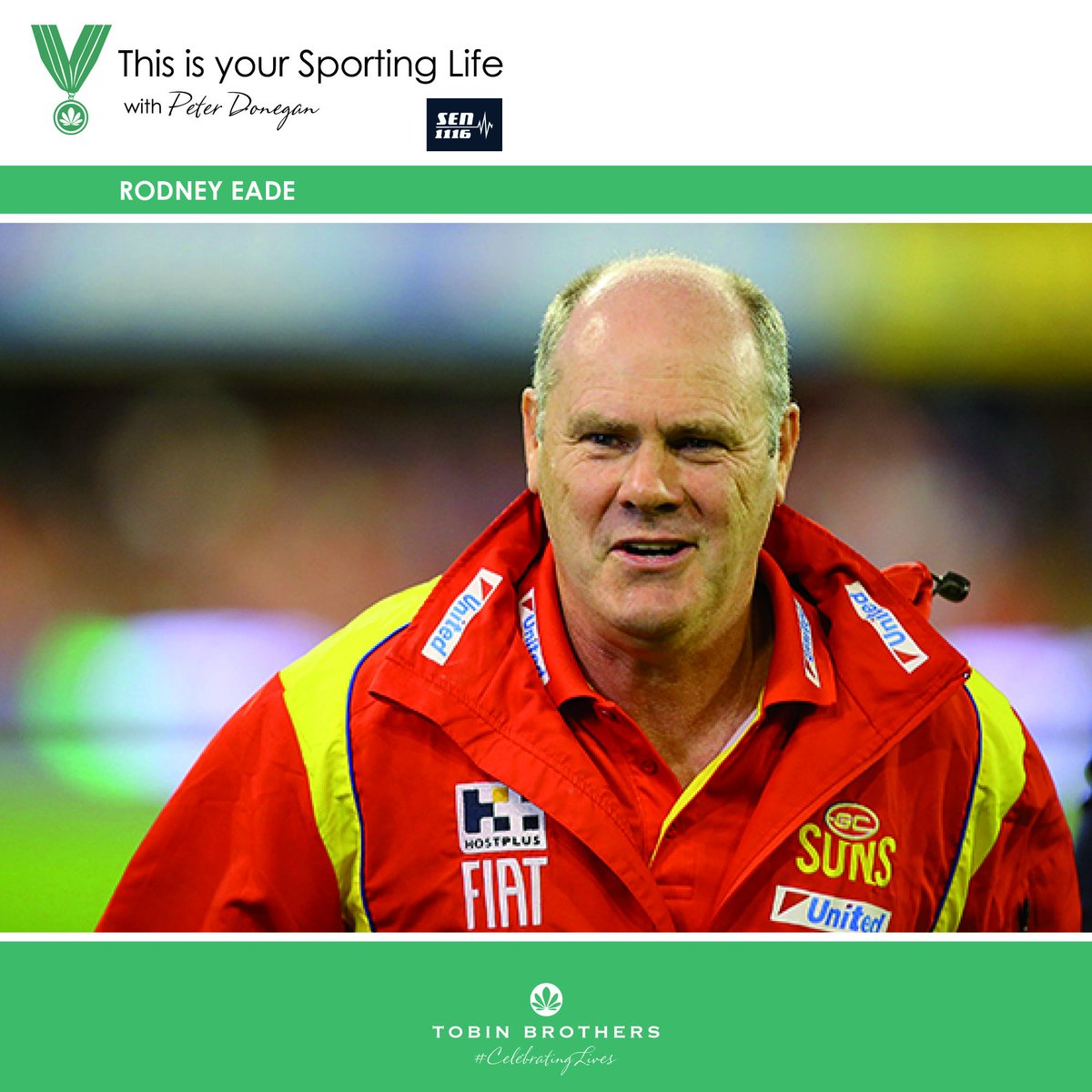 ICYMI | Catch up on Peter Donegan's chat with AFL great Rodney "Rocket" Eade, thanks to <a href="/tobinbrothers/">James MacLeod OAM</a>.

bit.ly/2KW1Cq0