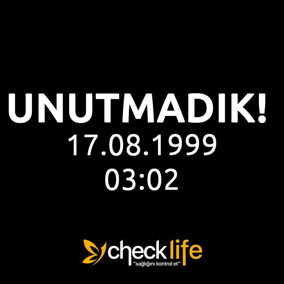 Marmara Depremi’nde hayatını kaybeden tüm vatandaşlarımıza bir kez daha Allah’tan rahmet, yakınlarına başsağlığı dileriz. 

#17Ağustos1999