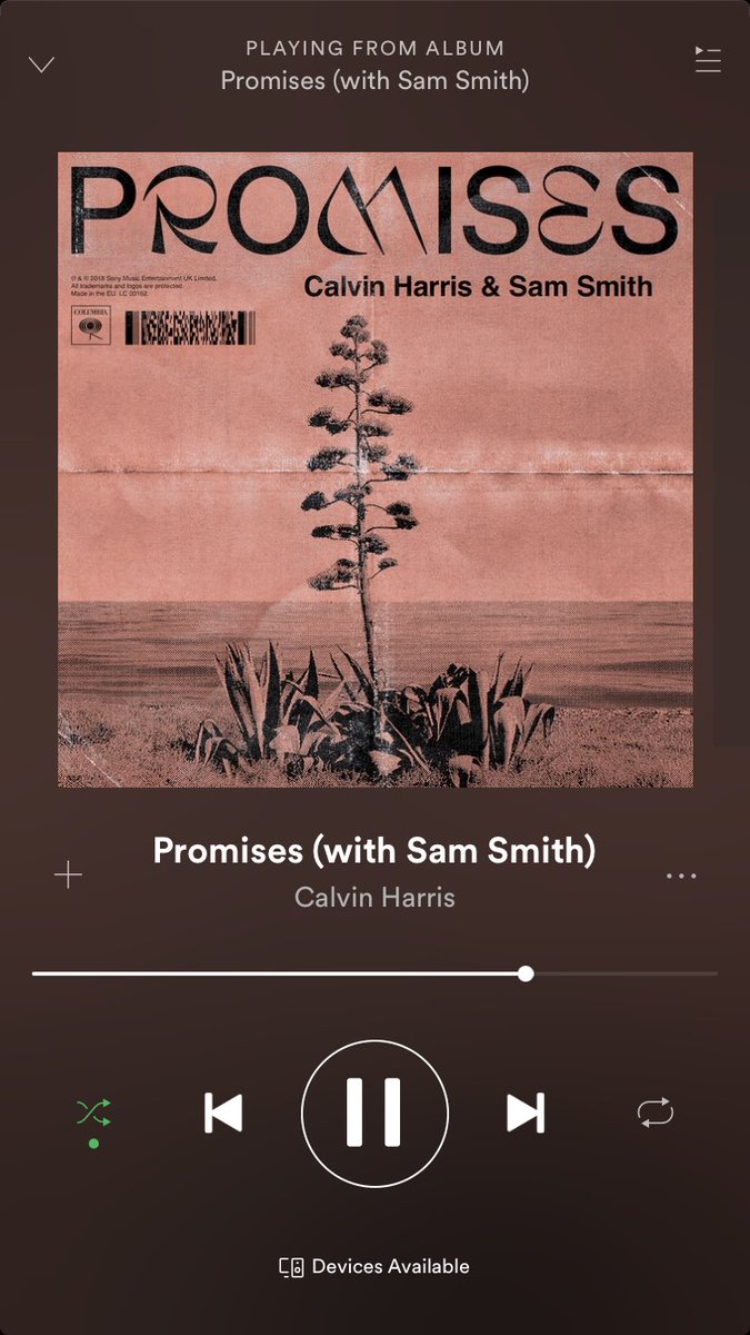 sandayyyye's tweet image. The only 2 songs I need this summer😍🔥 @CalvinHarris thank you for creating these masterpieces that have good vibes written all over them! #MySummerPlaylist2018 #LoopIt #GoodVibes #MyFavoriteDJ #OneKiss #Promises