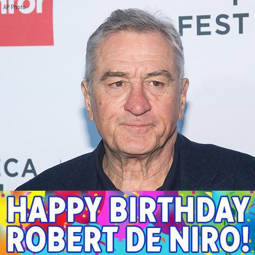 Happy Birthday to Oscar-winning actor Robert De Niro! 