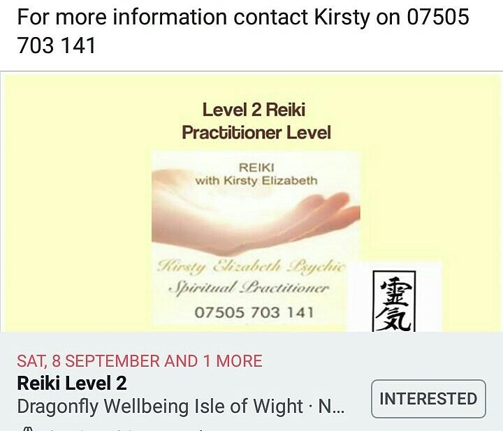 KEpsychic's tweet photo. #Reiki level 2 allows you to operate  as a healing practitioner. #healing #Healer #SPIRITUAL @DragonflyIW #isleofwightpsychicschool https://t.co/70YKVT0mkB