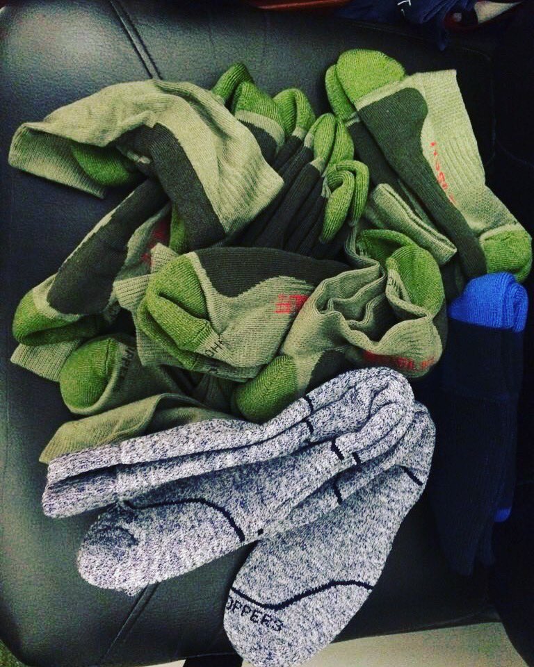 Huge thank-you to <a href="/Jolliesocks/">Jollie's</a> for their latest donation of socks to our Friday Club. 
•
#fridayclub #kingscross #camden #homeless #socks #povertyline