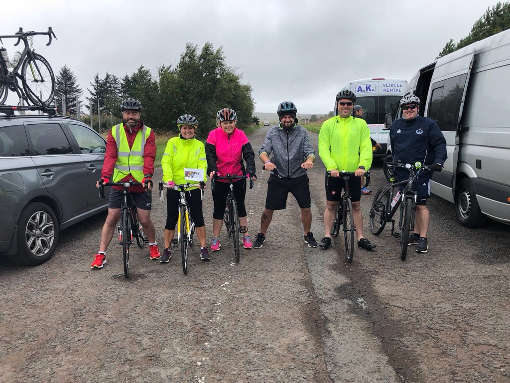 PayBack_Family's tweet photo. The #IronWorx Team really are clocking up the miles! Wet &amp; windy conditions are adding an extra degree of difficulty to the hilly route, but they are all smiles &amp; full of energy 9 hours in... #letsgo #keeppushing 

@SDWorxUKI @PayBack_Family https://t.co/GH4v0vQoQA