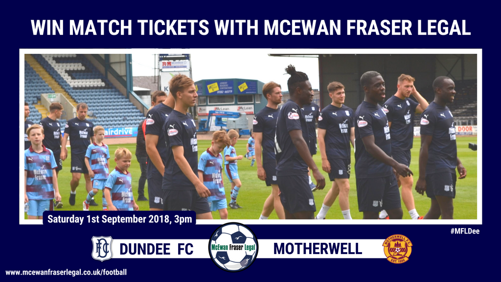🎟️ COMPETITION | Do you want to win 2 tickets to <a href="/DundeeFC/">Dundee Football Club</a> v <a href="/MotherwellFC/">Motherwell FC</a> on 1st September? Visit our website to enter 👇
mcewanfraserlegal.co.uk/football/dfc/