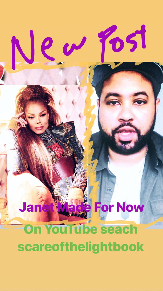 softhelight's tweet photo. My new YouTube post Janet Jackson Made For You Review Future Billboard number 1
Search scareofthelightbook on Youtube or copy link  https://t.co/k918VW5aBU

@janetjackson @daddyyankee 
#madefornow #janetjackson  #daddyyankee #davemeyers #trl #thetonightshowjimmyFallon https://t.co/TWoXhPaRqx