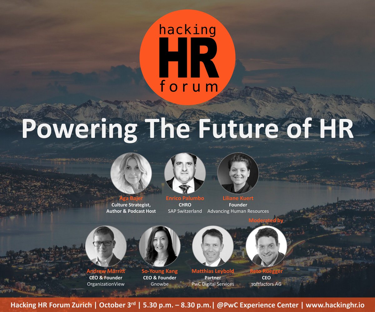 retotweet's tweet photo. Extremely happy to facilitate the first hacking #HR event in #zurich, Oct 3, 2018. Larn from industry thought leaders like @coachaga @PalumboEnrico @LilianeKuert @AndrewMarritt @cello28 @soykang empowering the future of #HR @erubio_p @NRojoRuiz
 https://t.co/hmAIojwEPa https://t.co/NFyZV9JkBK