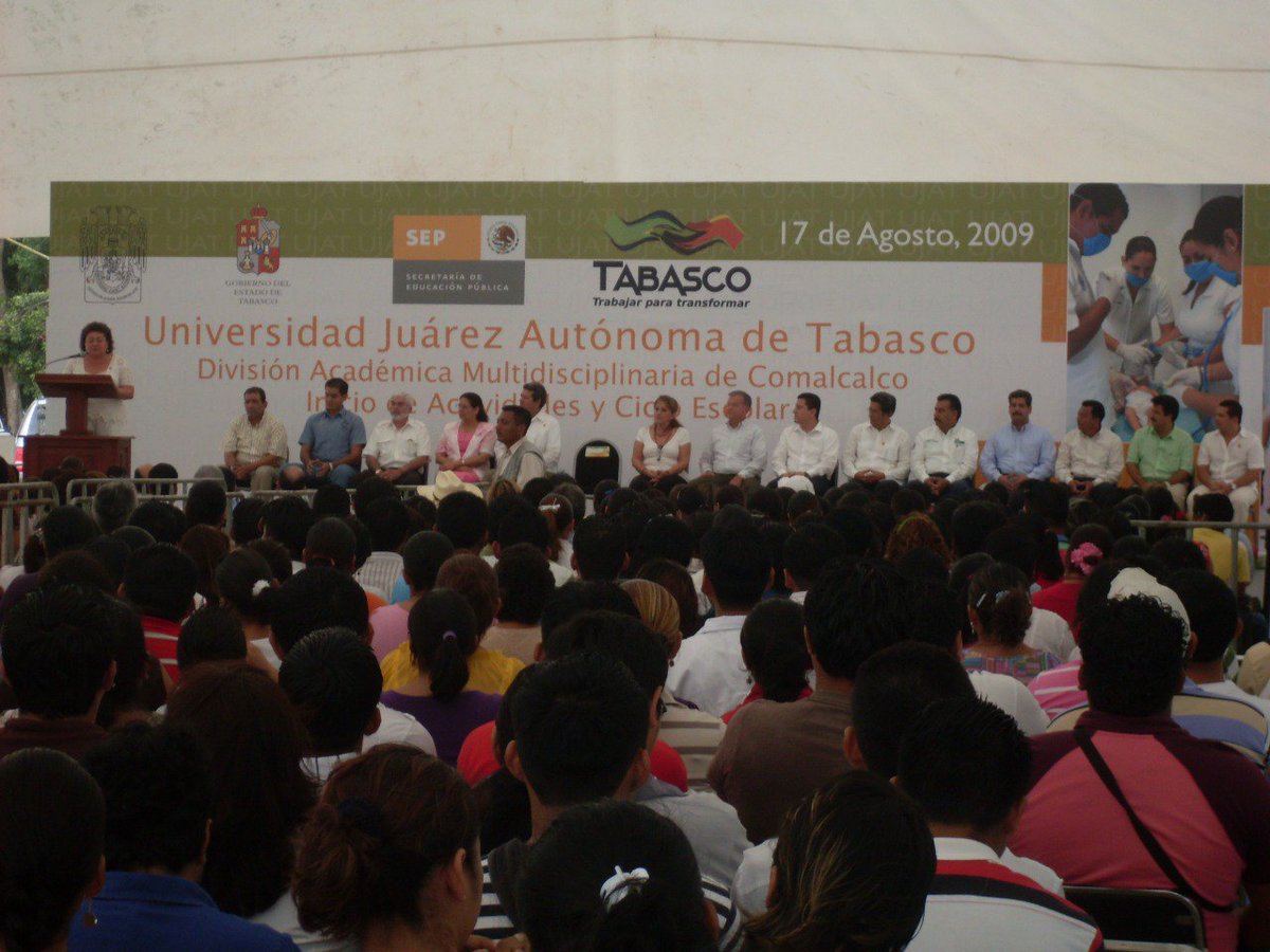 Hoy se cumplen 9 años de la creacion de la División Académica Multidisciplinaria de Comalcalco de la <a href="/UJAT/">UJAT</a>, proyecto planificado y gestionado ante la <a href="/SEP_mx/">SEP México</a> por <a href="/CanditaGilJ/">Candita Gil Jiménez</a> sin lugar a duda un proyecto con mucha visión de futuro.