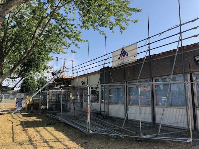 Site set up! Started on the 3rd phase of this refurbishment project for Woking college. All works to be carried out by our Reading office team.

Take no risks. Go home Safe!