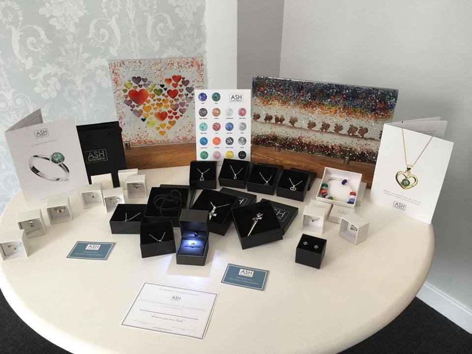 It was a privilege to meet with Kenny from <a href="/ashglassdesign/">Ash Glass Design</a>. AGD prides itself on unique pieces of art &amp; jewellery for unique lives. The products are of an outstanding quality. <a href="/HerbertMurrayFD/">Herbert Murray Funerals</a> are very proud to be able to offer Ash Glass Design to our beautiful families.
