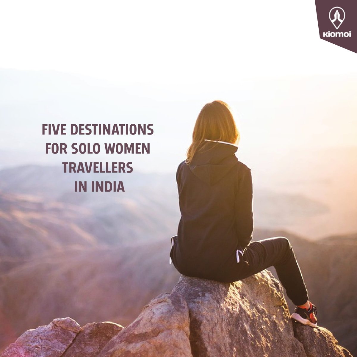 Yes! Ladies, you can go solo. Kiomoi.com is coming up with some of the best destinations in India for solo women travellers. (1/6)

@SoloWomanRV #solowomen #gosolo #travelwithkiomoi #kiomoi