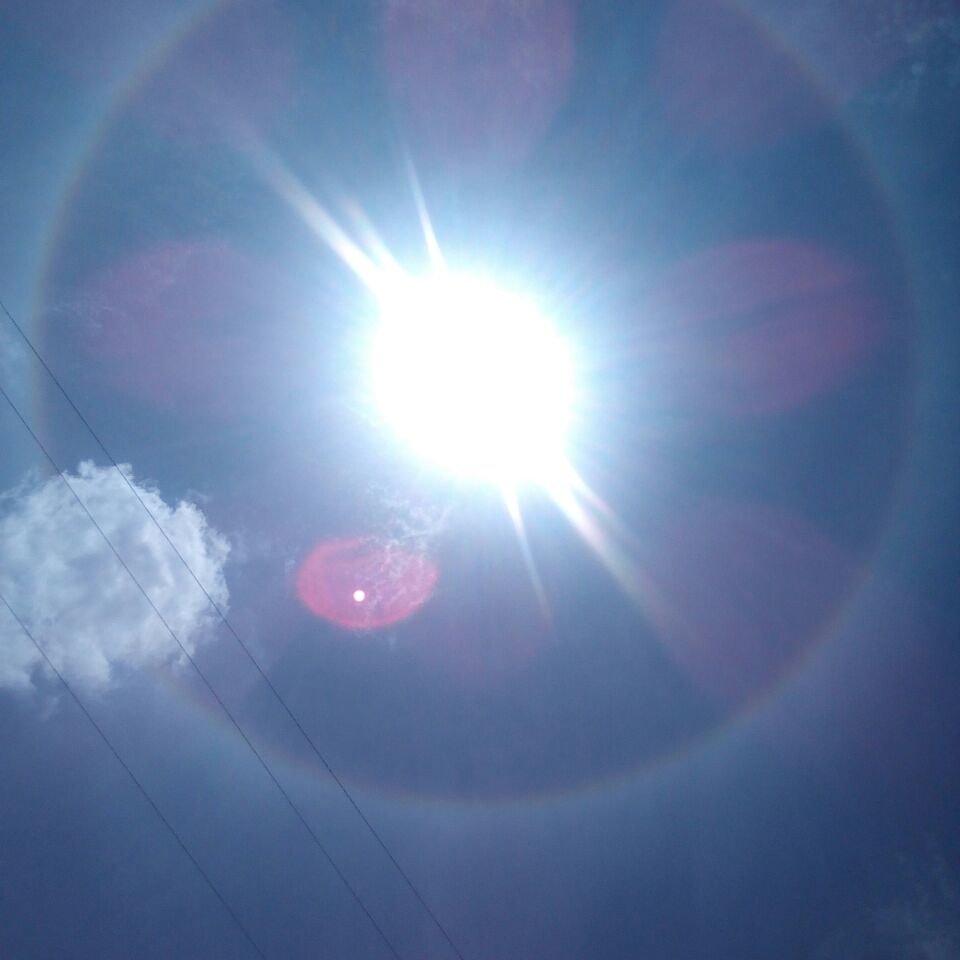 El mismo sol desde  paz de ariporo casanare nunca visto en nuestra colombia  que será ?