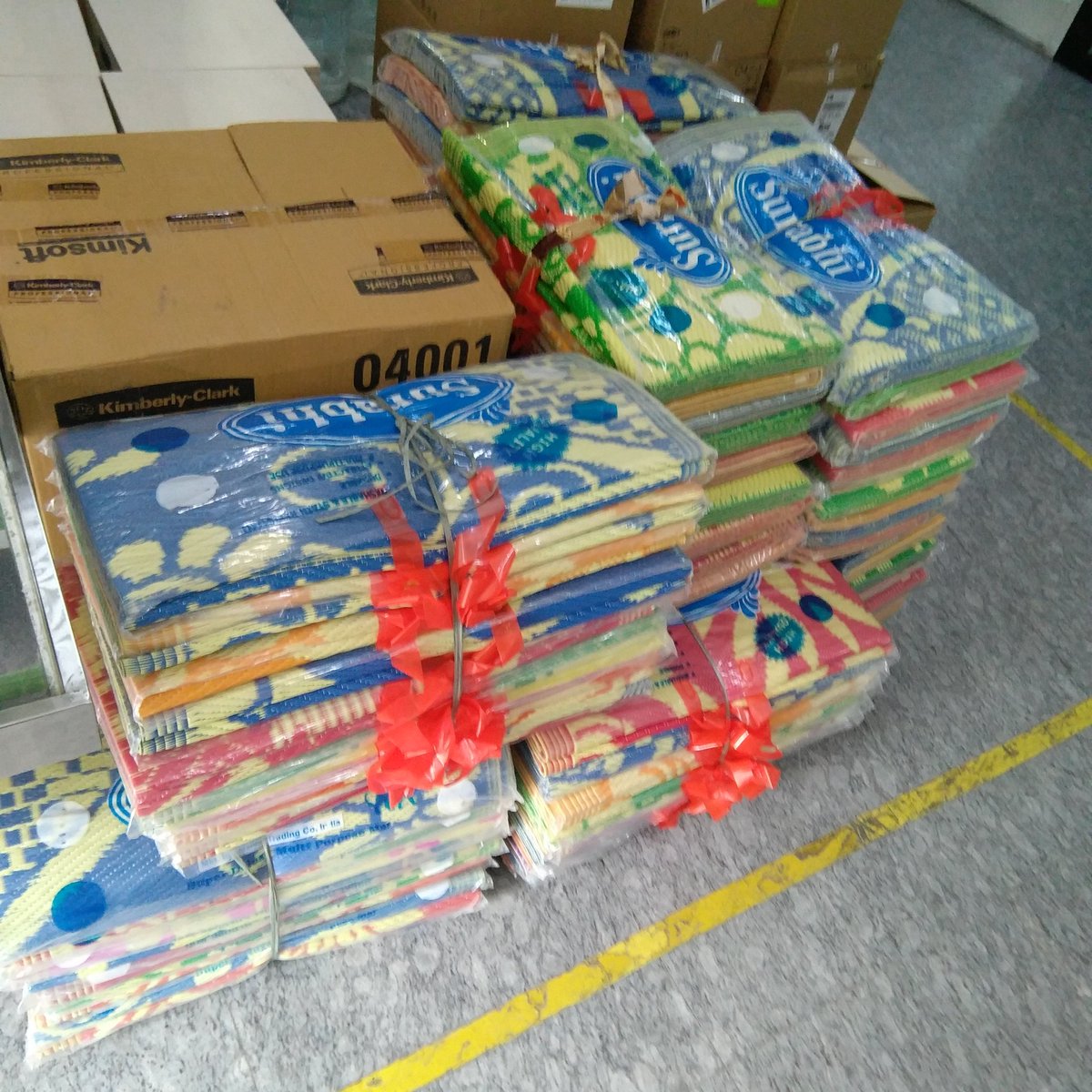 PavithraJatin's tweet photo. Sending the first lot of material today to Kerala @sap4good  @saplabsindia https://t.co/u4dbasirHq