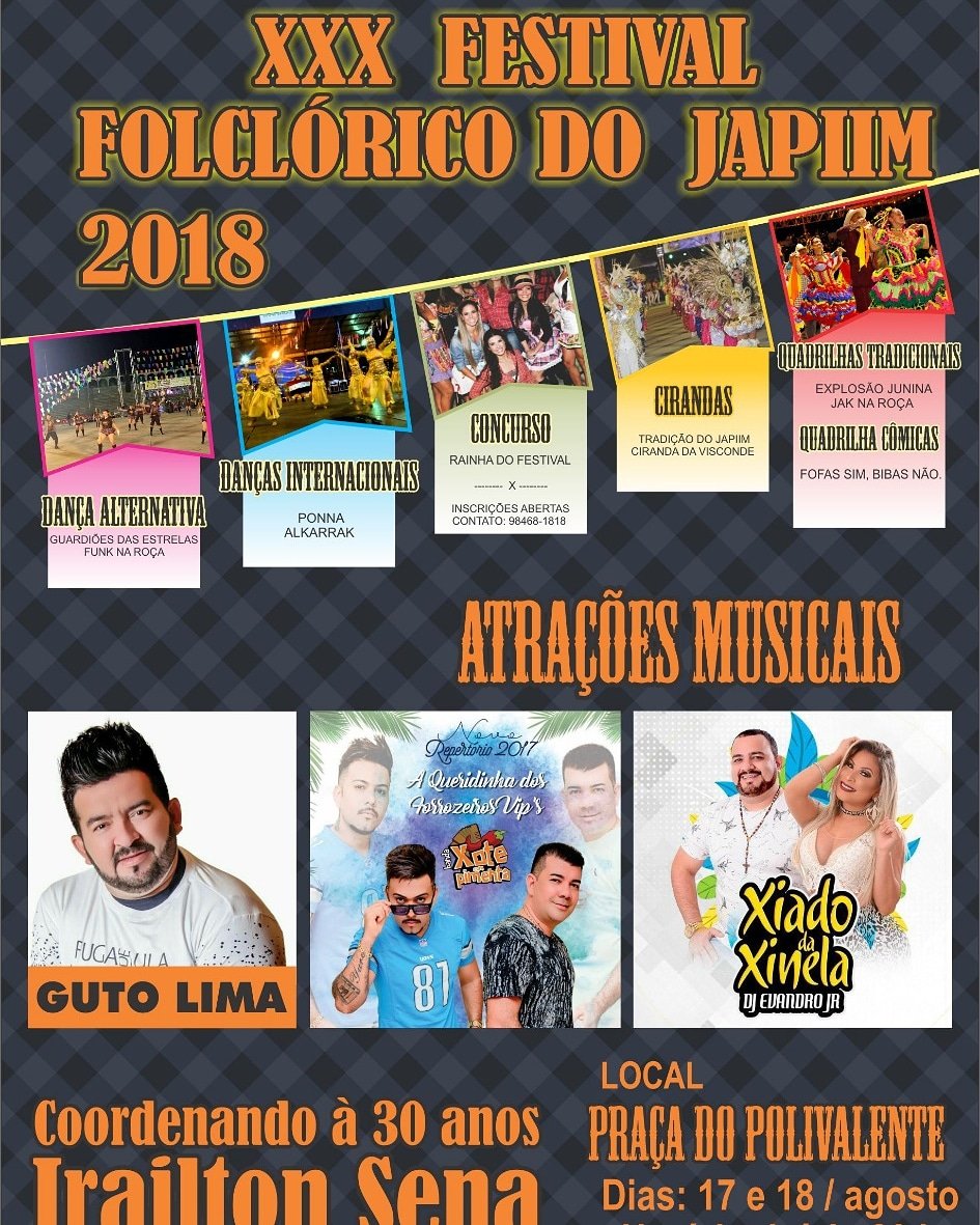 melhorzoom's tweet image. Hoje: Festival Folclórico do Japiim 2018. Local: Praça do Polivalente. #festivalfolcloricodojapiim #japiim #manaus #amazonas #norte #brasil #melhorzoom