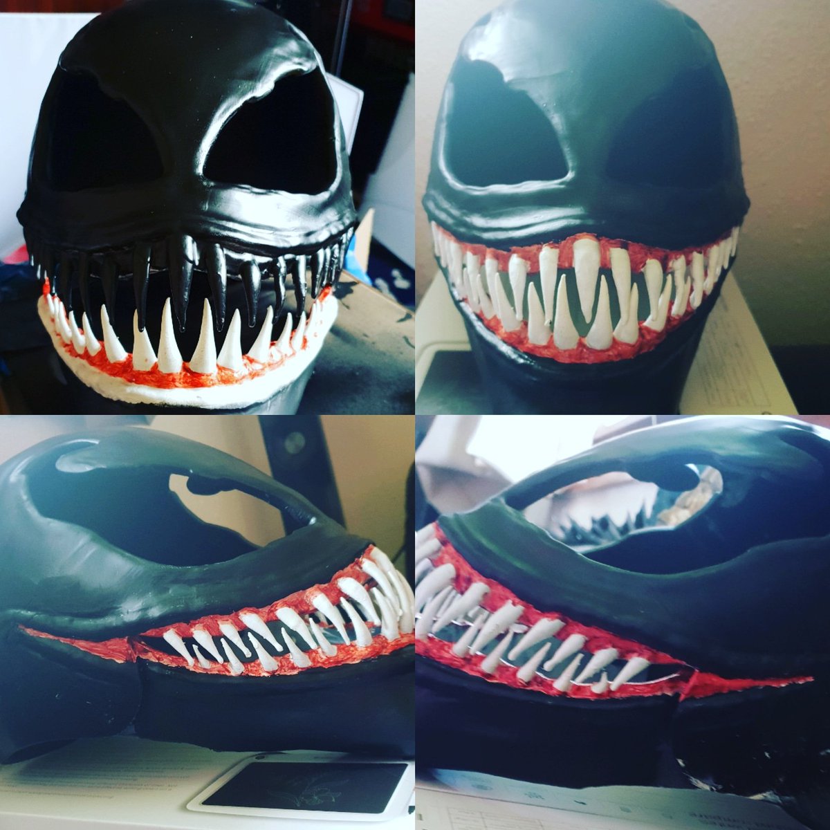 #venom #venommask #venommasks #venomcosplay  #cosplay #cosplayers #cosplayaccessory #cosplayarmour #cosplayerprops #cosplaying #3dprintshop #3dprinter #3dprinting #3dprint #3dprintingservice #3dprintedmask #3drintedcosplay #3dprintedarmor #3dprintedmask #3dprintedprop