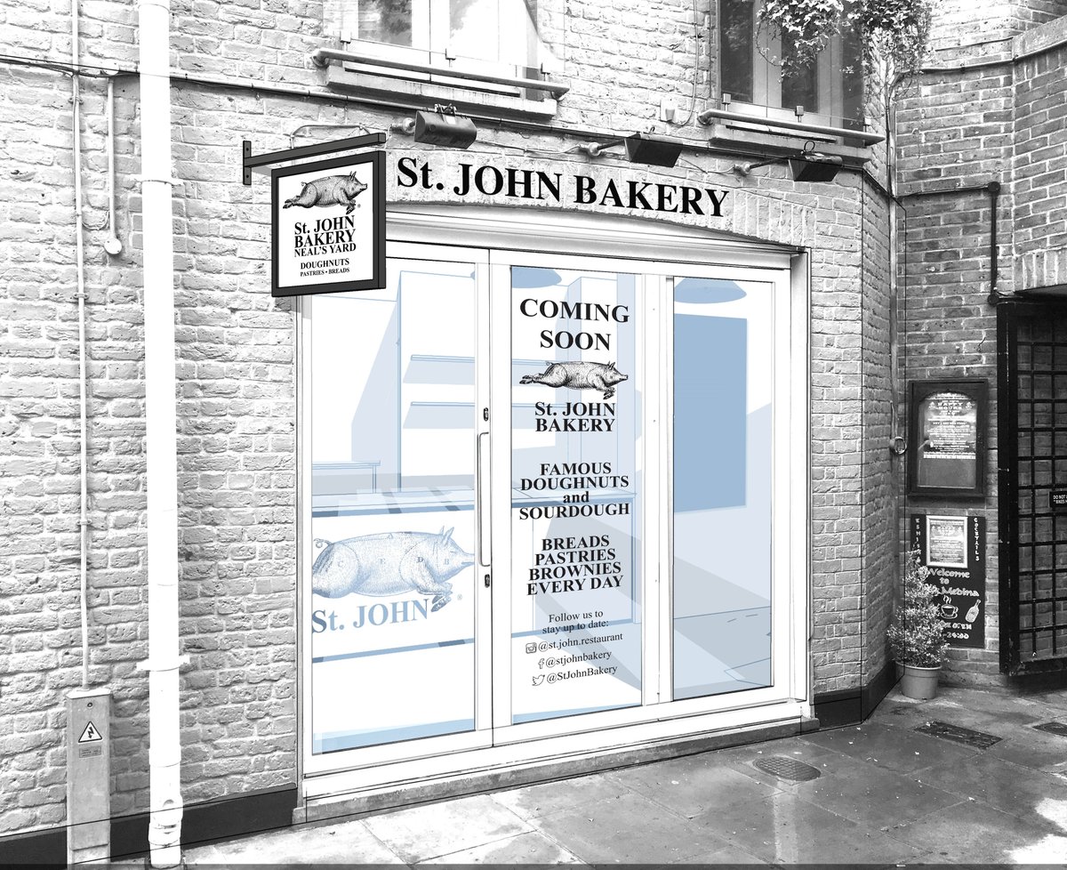 St. JOHN Bakery (@stjohnbakery) on Twitter photo We have a very exciting announcement... St. JOHN BAKERY NEAL'S YARD will be opening in September! The doughnuts and sourdoughs of your dreams come to <a href="/7DialsLondon/">Seven Dials</a> Covent Garden. #newopening We have a very exciting announcement... St. JOHN BAKERY NEAL'S YARD will be opening in September! The doughnuts and sourdoughs of your dreams come to <a href="/7DialsLondon/">Seven Dials</a> Covent Garden. #newopening