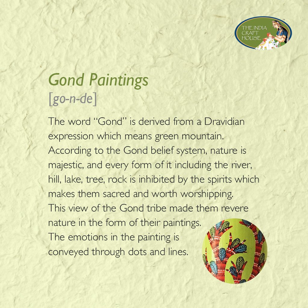 indiacrafthouse's tweet photo. Promote A Craft.
#gond #craft #craftsmanship #Art #handcrafted #handmade #handmadetales #trivia #promotecraft #artisan #qotd #DIY #Decor #india #SupportTheArtisan #preserveaheritage #FridayFeeling https://t.co/ZV5TU7TFEz