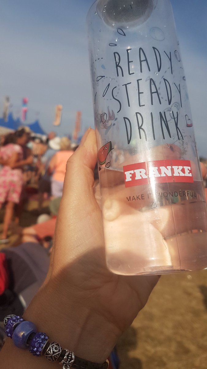 Swiss Flasky made it to wonderful WOMAD! #wheresflasky #RefillNotLandfillUK #franke